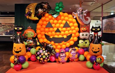 ハロウィンイベントフォトスポット（短期装飾ゴム風船タイプ）