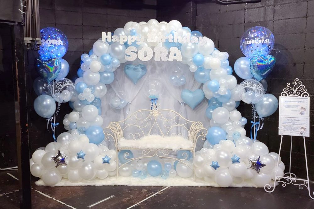 生誕祭バルーンフォトスタンド