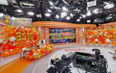 テレビ撮影スタジオバルーン装飾