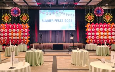 イースト21企業イベントステージ装飾