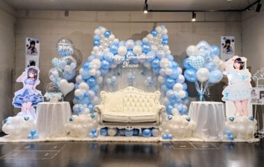 アイドル卒業イベントバルーンスタンド