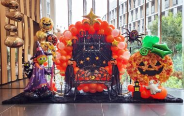 ハロウィンバルーンフォトブース01