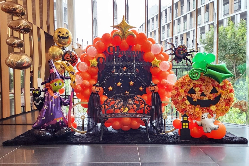 ハロウィンバルーンフォトブース01