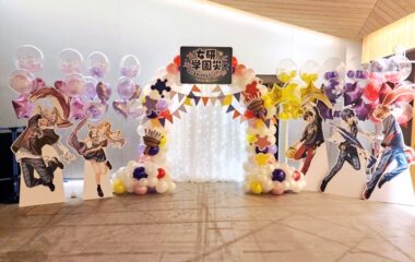 YouTuberグループイベントフォトブース装飾