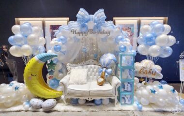 生誕祭バルーンアートリボンスタンド