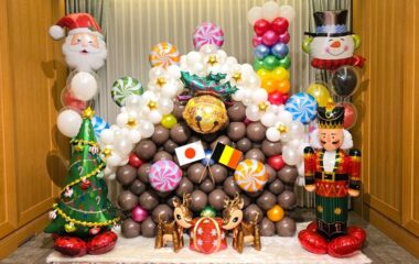 クリスマスバルーンフォトブース